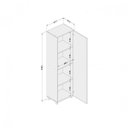 Ver imagem 4 de Armário Multiuso 1 Porta Aracajú Politorno