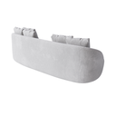 Ver imagem 3 de Sofá 4 Lugares Living Fixo Mônaco 3,00m em Bouclé:branco Cru