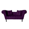 Kit Divã Recamier Daisy + 2 Poltronas para Sala e Recepção:roxo - 2