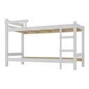 Ver imagem 5 de Beliche Madeira Maciça para Colchão 188x78cm Flórida Multimóveis EX4008 Branco