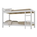 Ver imagem 2 de Beliche Madeira Maciça para Colchão 188x78cm Flórida Multimóveis EX4008 Branco