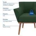 Ver imagem 2 de Poltrona Decorativa Dubai em Veludo Just Time