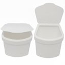 Ver imagem 4 de Lixeira 2,5 Litros Tampa Fácil Pia Bancada Cozinha Originale Branca