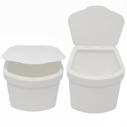 Lixeira 2,5 Litros Tampa Fácil Pia Bancada Cozinha Originale Branca - 4 Lixeira 2,5 Litros Tampa Fácil Pia Bancada Cozinha Originale Branca - 4