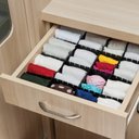 Ver imagem 4 de Organizador de Gavetas Gaveteiro Plástico Nichos Ajustável