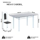Ver imagem 3 de Conjunto Sala de Jantar com 6 Cadeiras Lara