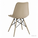 Ver imagem 3 de Kit 6 Cadeiras Charles Eames Eiffel Wood Nude Polipropileno Base Madeira