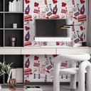 Ver imagem 1 de Papel de Parede Casual Londres Gh Papel de Parede 2,5m