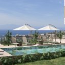 Ver imagem 1 de Ombrelone Estrutura em Alumínio e Cobertura em Poliéster 3m Thaiti Cinza com Base Lateral