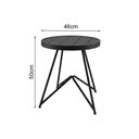 Ver imagem 4 de Mesa de Centro Moderna em Alumínio Ripado Solares Preto