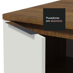 Armário de Cozinha Completa 290cm Rustic/Branco/Rustic Stella Madesa 01 - 7