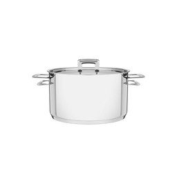 Caçarola Tramontina linha Brava em aço inox com fundo triplo 20 cm - 1