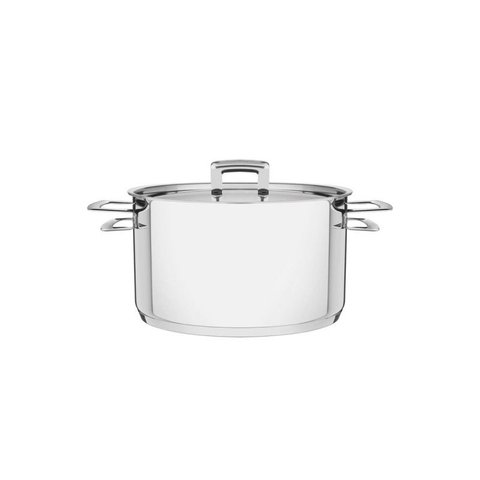 Caçarola Tramontina linha Brava em aço inox com fundo triplo 20 cm