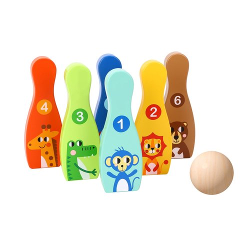 Jogo de Boliche Infantil - Go Play - Kit 6 pinos e 2 bolas - Multikids