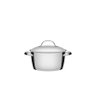Panela Caçarola Funda Allegra 18 cm em Aço Inox 2,2 Litros - Tramontina - 1