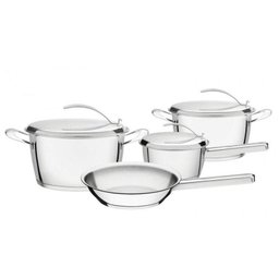 Conjunto de Panelas Inox com Fundo Triplo 4 Peças Ventura Tramontina - 11