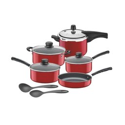Jogo de Panelas Alumínio Antiaderente 7 Peças Versalhes Vermelha Tramontina - 1