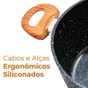 Ver imagem 4 de Conjunto de Panelas Revestimento Cerâmica Viena Preto 5 Peças 4,5mm - Casambiente Al162