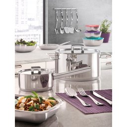 Jogo De Panelas Aço Inox 5 Peças Brava Tramontina - 3 Jogo De Panelas Aço Inox 5 Peças Brava Tramontina - 3