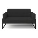 Ver imagem 7 de Sofá Namoradeira Base Industrial Alta Preto Marisa Veludo D03 - D\'rossi Cor Preto