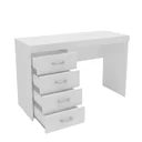 Ver imagem 5 de Escrivaninha Malta 4 Gavetas 120cm Branca