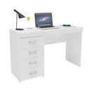 Ver imagem 7 de Escrivaninha Malta 4 Gavetas 120cm Branca