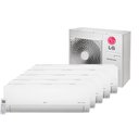 Ver imagem 1 de Ar Condicionado Multi Split Inverter Lg Hi Wall 2x7000 + 12000 + 18000 + 24000 Btu/h Quente e Frio a