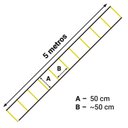 Ver imagem 2 de Kit Agilidade Treinamento Funcional 6 Cones com Barreira + Escada Nylon