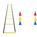 Ver imagem 1 de Kit Agilidade Treinamento Funcional 6 Cones com Barreira + Escada Nylon