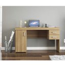 Ver mais imagens de Escrivaninha Miranda 2 Gavetas 1 Porta 135cm Politorno