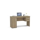 Ver imagem 5 de Escrivaninha Miranda 2 Gavetas 1 Porta 135cm Politorno