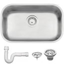 Ver imagem 1 de Cuba Tramontina Lavínia 47 Bl Prime em Aço Inox Escovado 47x30 Cm com Válvula e Sifão 94022107