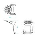 Ver imagem 7 de Ducha Acqua Jet Ultra 5500W com Haste Para Controle de Temperatura Branco e Cromado - Lorenzetti