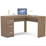 Mesa para Escritório em L 113,9x127,8cm Gavetas Fênix  - 4