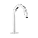 Ver imagem 1 de Torneira para Lavatório Lavabo Banheiro Slim Tube Quadrada Bica Baixa Pratica Inox Cromado Luxo1/4v 