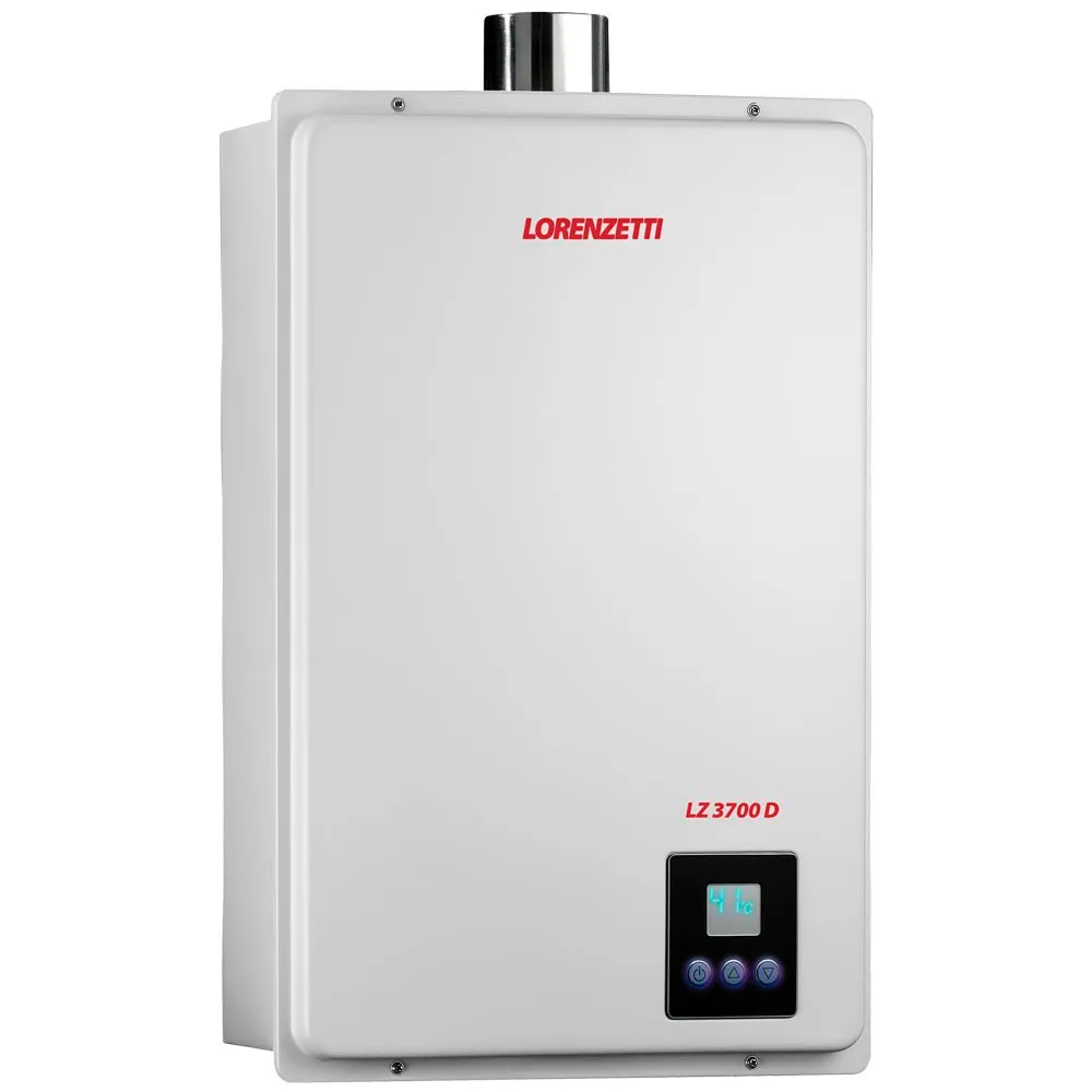 Aquecedor de Água a Gás Lorenzetti Lz 3700de Gn 37 Litros Bivolt Digital - 3