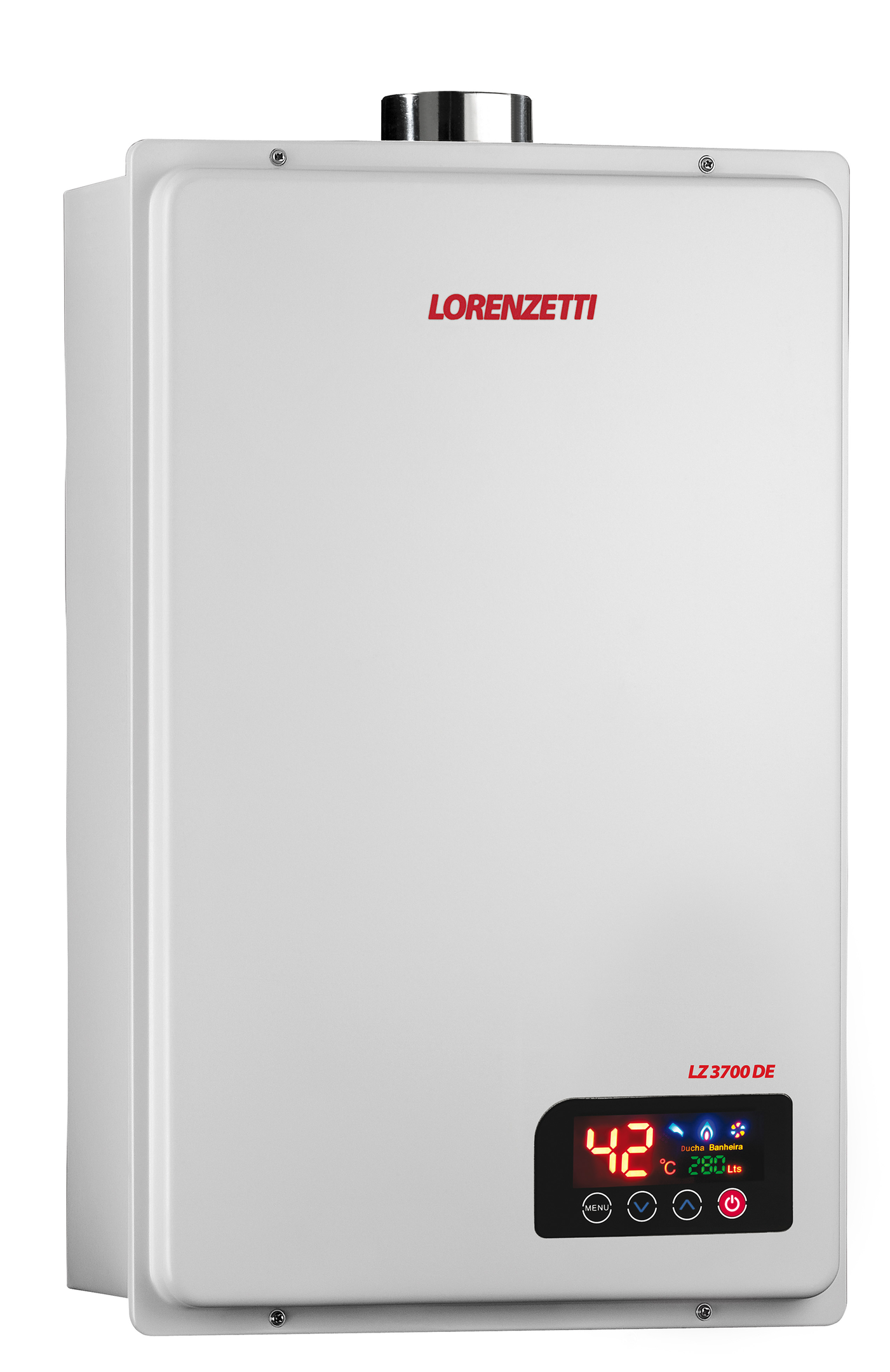 Aquecedor de Água a Gás Lorenzetti Lz 3700de Gn 37 Litros Bivolt Digital