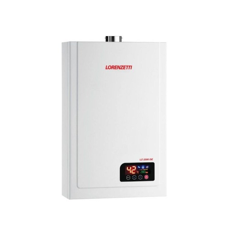 Aquecedor de Água a Gás Lorenzetti LZ 2300DE GN 23 Litros Bivolt