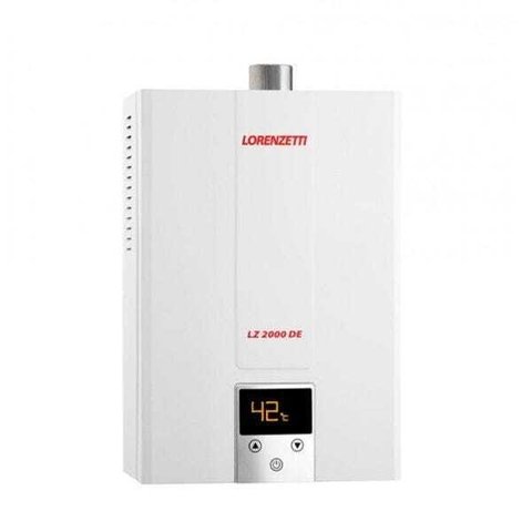 Aquecedor de Água a Gás Lorenzetti LZ 2000DE GLP 20 Litros Bivolt