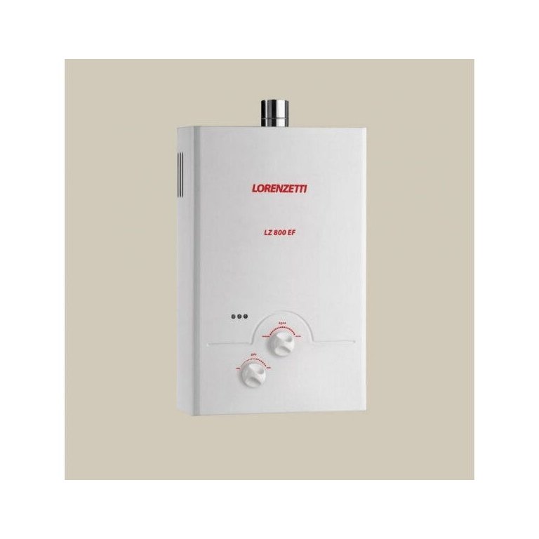 Aquecedor De Água A Gás Bivolt Lz 800Ef Lorenzetti Aquecedor De Água A Gás Bivolt Lz 800Ef Lorenzetti