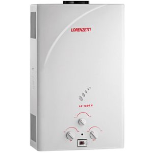 Aquecedor de Água a Gás Lorenzetti Lz 1600 N Gn - Gás Natural