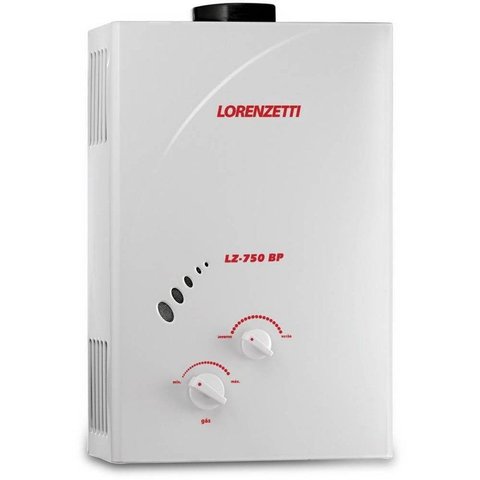 Aquecedor de Água a Gás Lorenzetti Lz 750bp Gn 7,5 Litros
