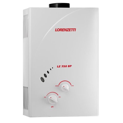 Aquecedor de Água a Gás Mecânico Lorenzetti Lz 750bp para Glp