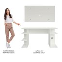 Ver mais imagens de Mesa para Computador Gamer Madesa 9409 e Painel para TV até 50 Polegadas Branco Cor:Branco