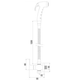 Ducha Higiênica com Derivação 1984 Lorenvogue Cromado Lorenzetti - 4