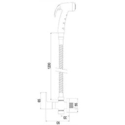 Ducha Higiênica com Derivação 1984 Lorenvogue Cromado Lorenzetti - 6