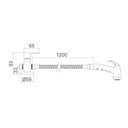 Ver imagem 2 de Ducha Higiênica com Derivação 1984 Lorenvogue Cromado Lorenzetti