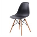 Ver imagem 3 de Kit 4 Cadeiras Polipropileno Eiffel; Design Moderno e Alta Resistência - 140kg Preta
