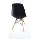 Ver imagem 5 de Kit 4 Cadeiras Polipropileno Eiffel; Design Moderno e Alta Resistência - 140kg Preta