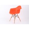 Cadeira Eiffel com Braços Vegas Laranja - 1